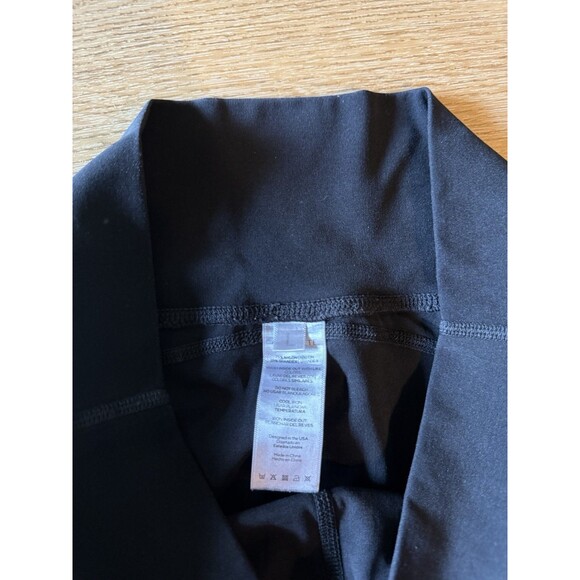 Alphalete Womens Black Cropped Athletic Leggings Pullon Size Large - Picture 3 of 3
